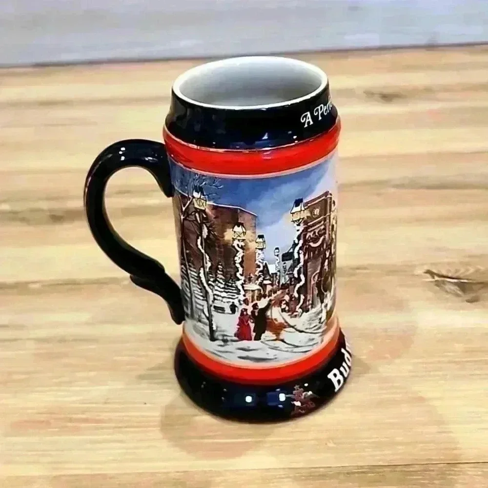 Vintage Budweiser Christmas Stein 1992 (O5.19.3)